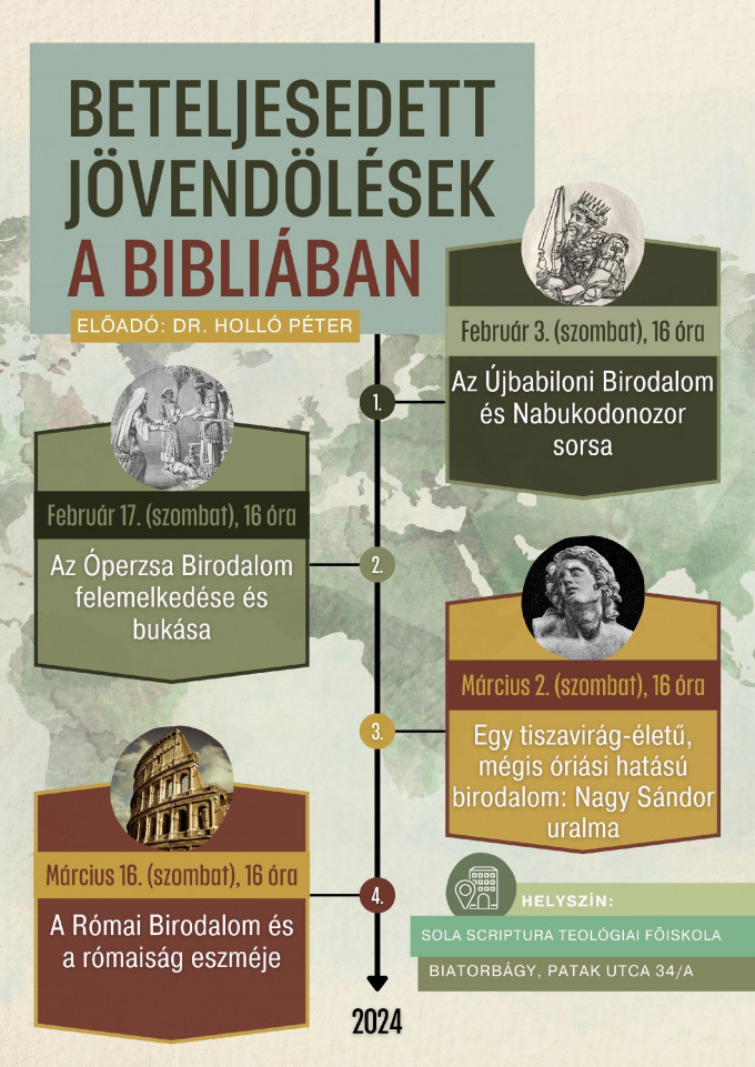 Beteljesedett jövendölések a Bibliában - Előadás-sorozat Biatorbágyon