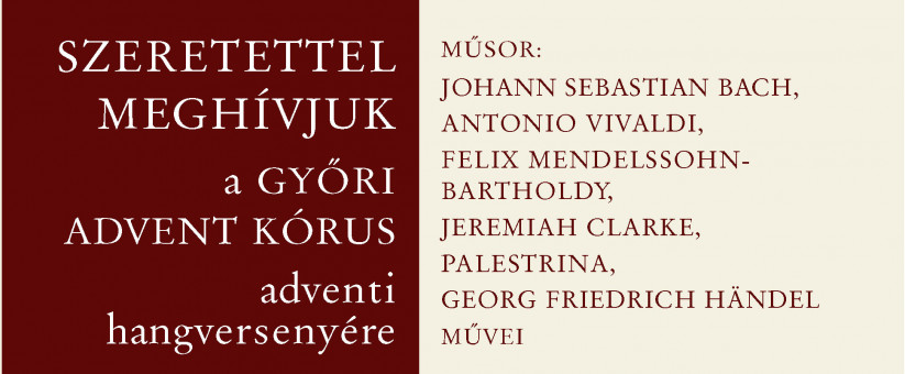 Adventi hangverseny Csepregen – 2019.december 01., vasárnap, 17 óra