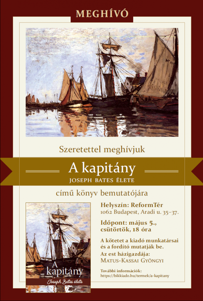 Könyvbemutató, 2022. május 5., Aradi u.