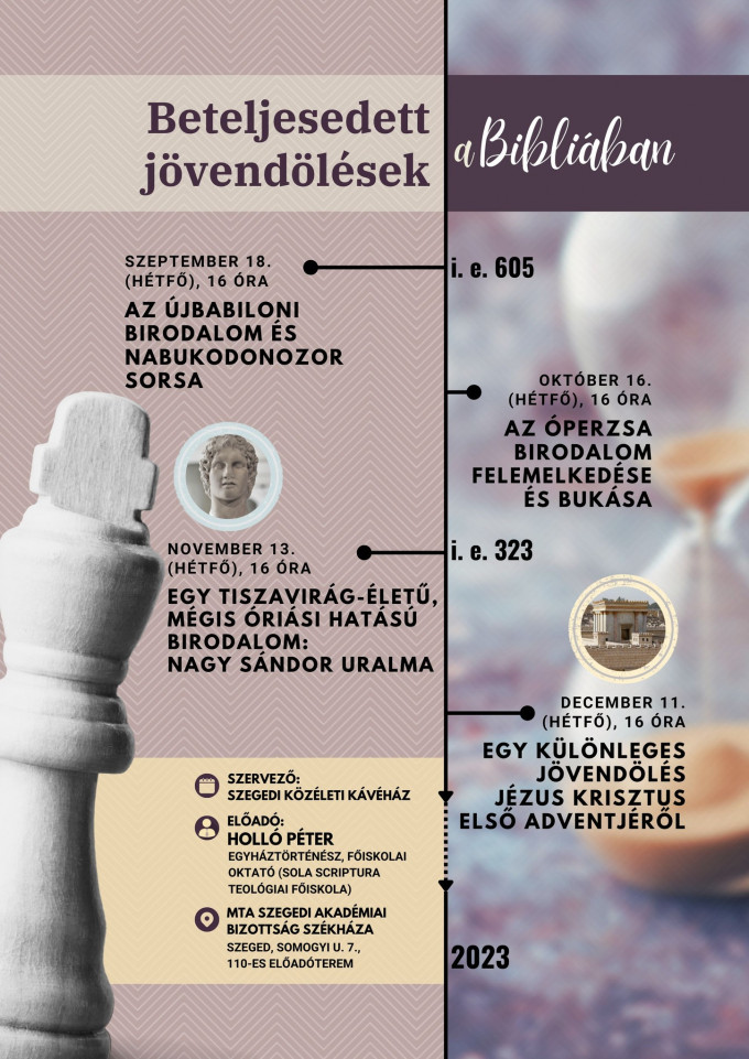 Szegedi előadás-sorozat – Beteljesedett jövendölések a Bibliában