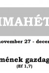 Imaheti anyag 2021. november 27- december 4.